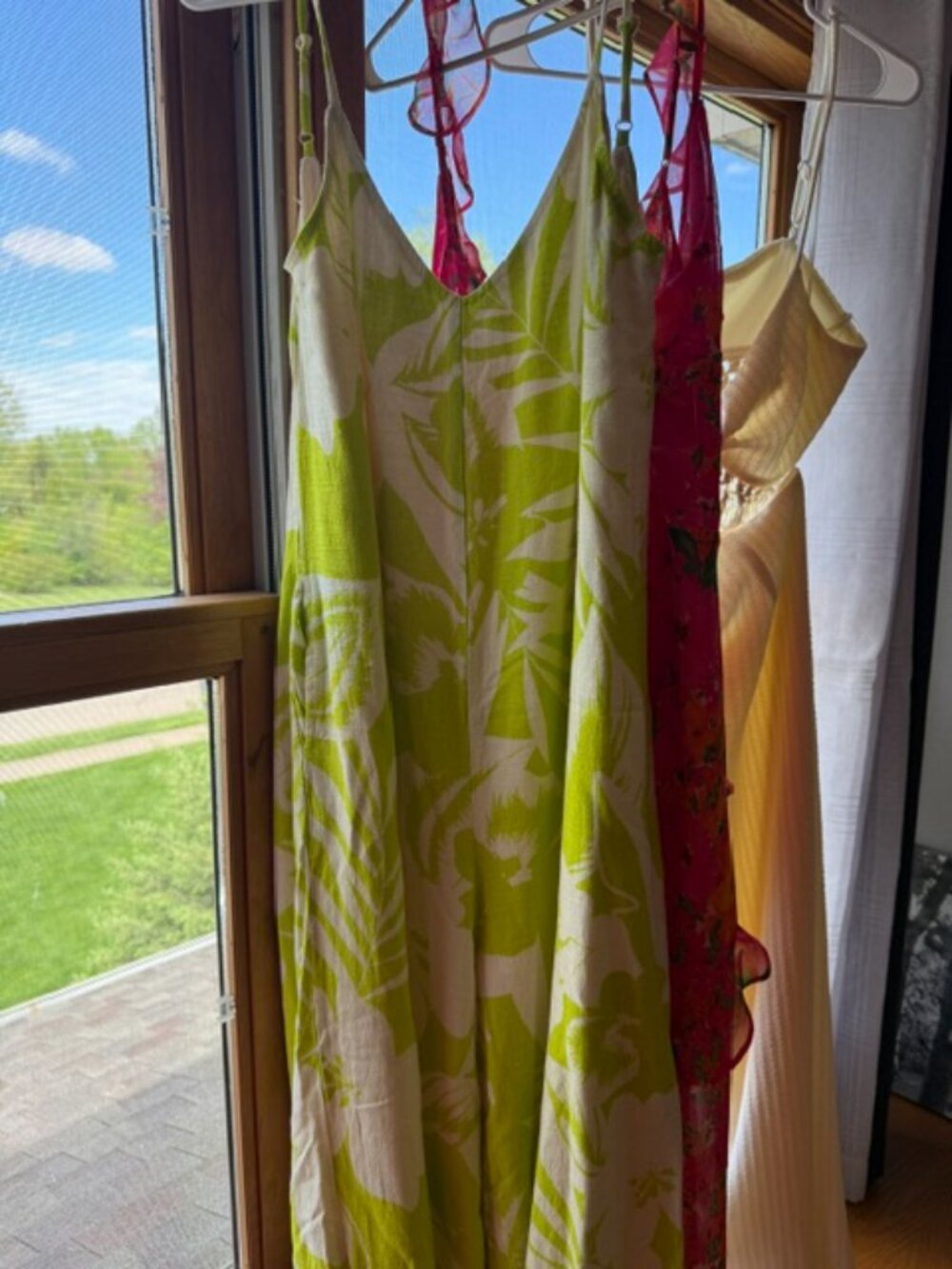 Vici tropical lime green jumpsuit
